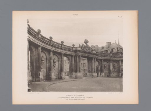 View of the Colonnade on Place de la Carrière in Nancy