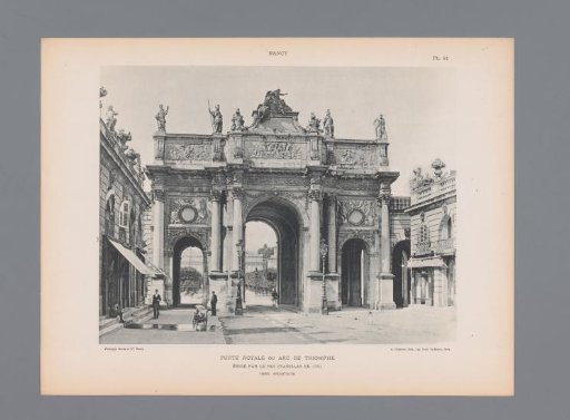 View of the Arc Héré, Nancy