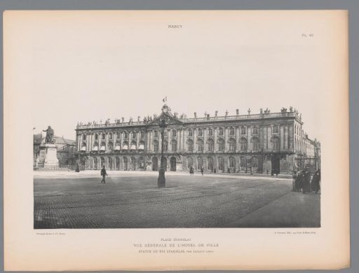 View of the town hall of Nancy