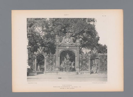 Fountain of Amphitrite at Place Stanislas in Nancy