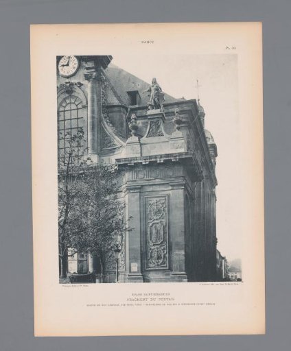 Statue of Leopold I, Duke of Lorraine, at the Église Saint-Sébastien, Nancy