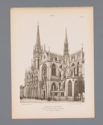 View of the Basilique Saint-Epvre at Nancy