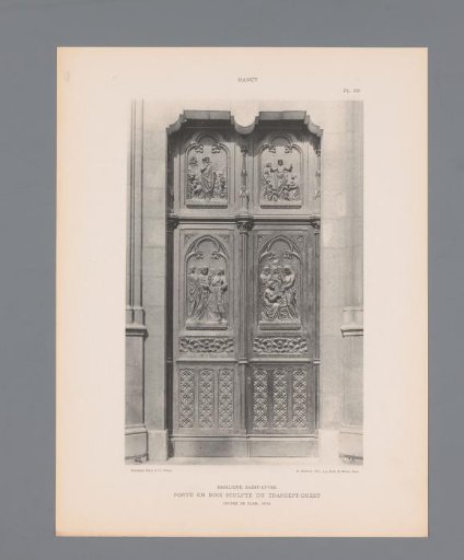 Door to the transept of the Basilique Saint-Epvre at Nancy