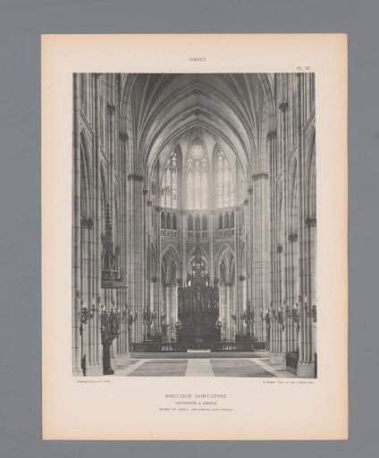 Interior of the Basilique Saint-Epvre at Nancy