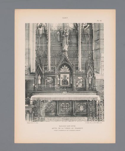 Altar with Mary and Child in the Basilique Saint-Epvre at Nancy