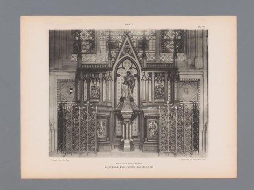Baptismal chapel in the Basilique Saint-Epvre at Nancy