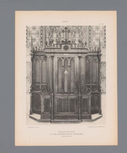 Confessional in the Basilique Saint-Epvre at Nancy