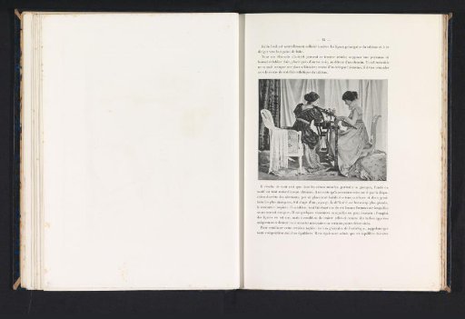 Two Women with a Loom in an Interior