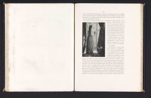 Standing Woman Before a Curtain