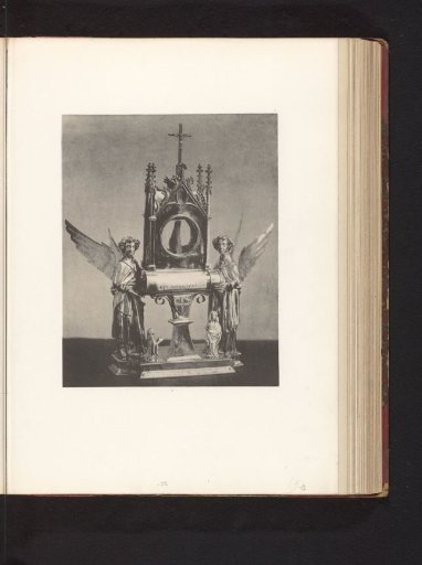 Monstrance from the St. Waltrudis Church in Mons, displayed at an exhibition of medieval and Renaissance religious objects in Mechelen in 1864