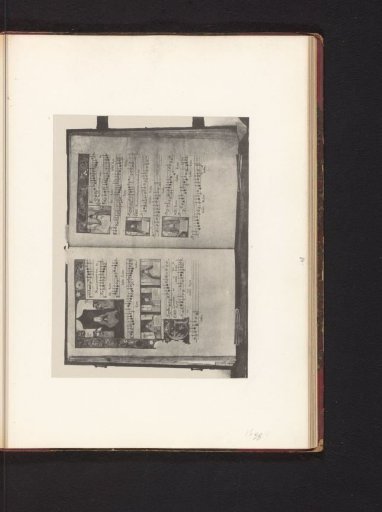 Manuscript on parchment, displayed at an exhibition of religious objects from the Middle Ages and Renaissance in 1864 in Mechelen