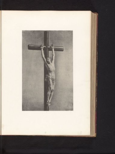 Ivory crucifix from the episcopal chapel in Ghent, displayed at an exhibition of religious objects from the Middle Ages and Renaissance in 1864 in Mechelen