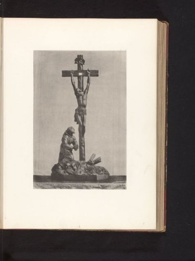 Palmwood crucifix from the collection of C.J. Vervloet in Brussels, displayed at an exhibition of religious objects from the Middle Ages and Renaissance in 1864 in Mechelen