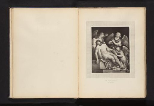 Reproduction of a print of the Lamentation of Christ after Giuseppe Salviati