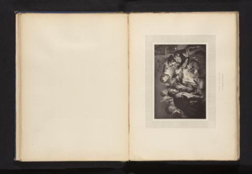 Reproduction of a print of the extraction of a tooth by the dentist by D.J. Pound after Gerard van Honthorst