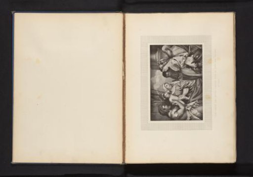 Reproduction of a print of Mary with Child and John the Baptist after Titian