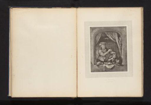 Reproduction of a print of a boy at the dentist after Gerard Dou