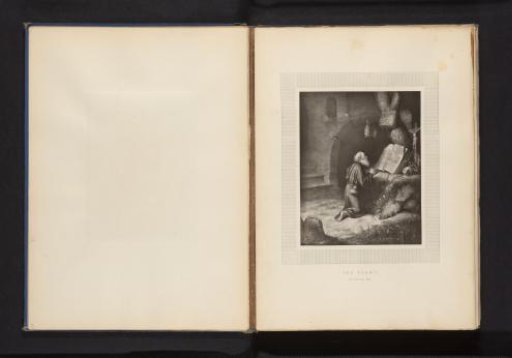 Reproduction of a print of a praying hermit after Gerard Dou