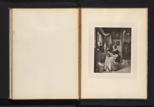 Reproduction of a print of a lace-maker after Pieter Cornelisz. van Slingelandt