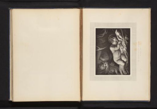 Reproduction of a print of a girl reading a letter by the window after Johannes Vermeer