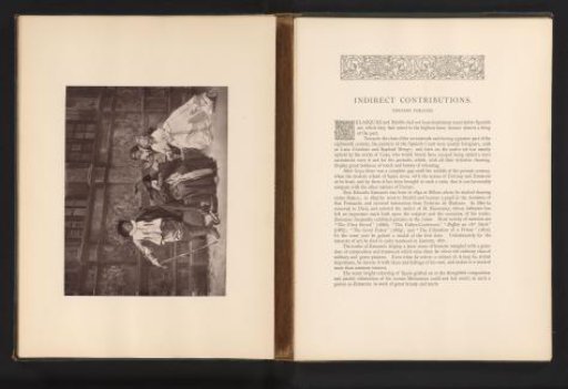 Reproduction of a Painting of a Satirical Scene with a Monk and a Young Couple by Eduardo Zamacois y Zabala