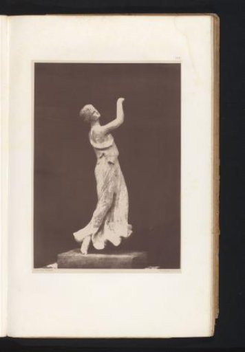 Terracotta sculpture of a dancing priestess of Bacchus