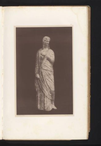 Terracotta sculpture of a woman