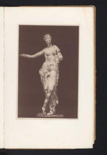 Terracotta sculpture of a nude Venus