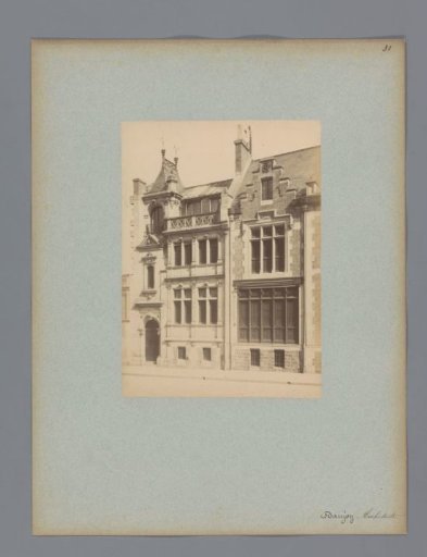 Façade of a building in Paris, designed by Jean-Charles Danjoy or Edouard Danjoy