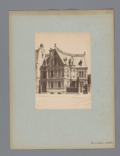 Villa in Paris, designed by Stephen Sauvestre