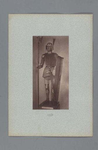 15th-century armor with sword and shield from the army of Charles VII of France, from the collection of the Musée d'Artillerie in Paris