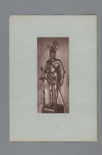 16th-century armor with lance and sword from the army of Henry II of France, from the collection of the Musée d'Artillerie in Paris
