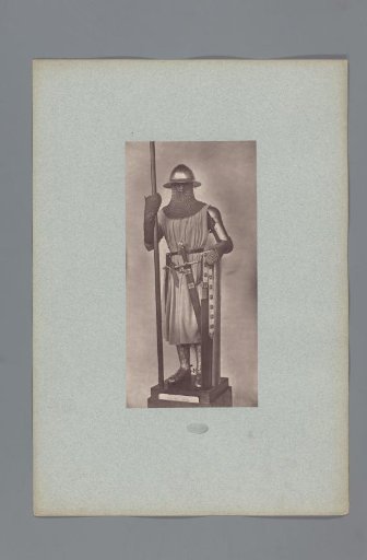 Early 14th-century armor with lance from the army of Philip VI of France, from the collection of the Musée d'Artillerie in Paris