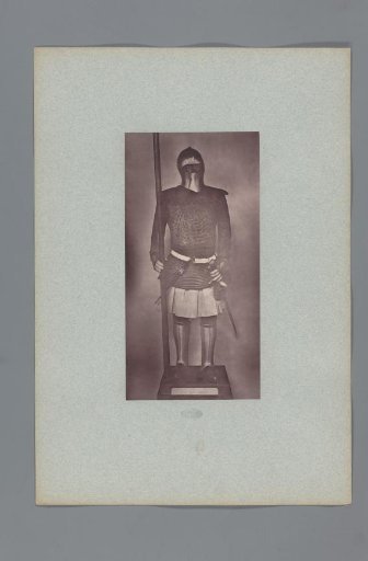 14th-century armor with lance from the army of John II of France, from the collection of the Musée d'Artillerie in Paris