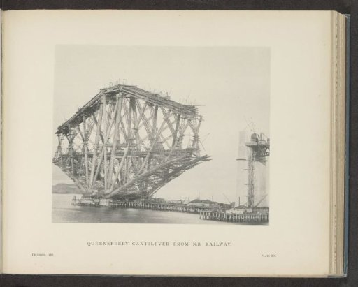 Queensferry cantilever from the northbound railway