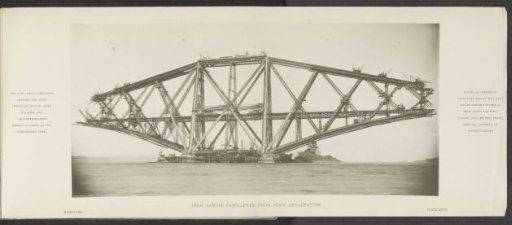 Inch Garvie cantilever from H.M.S. Devastation