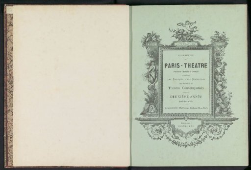 Paris-Théâtre second year 1874-1875
