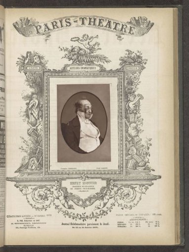 Portrait of Henry Monnier as Joseph Prudhomme