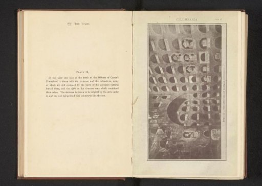 Interior of the columbarium of the Vigna Codini