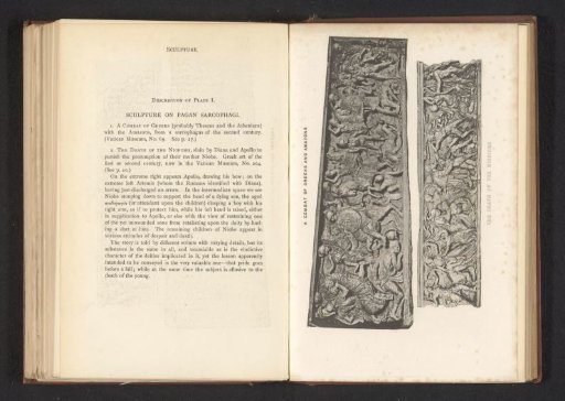 Two details of reliefs from sarcophagi