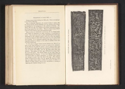 Two reliefs of sarcophagi, depicting games in a Roman circus and a chariot race