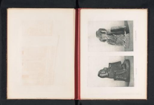 Sculpture of Gudea and a sculpture of Sennacherib