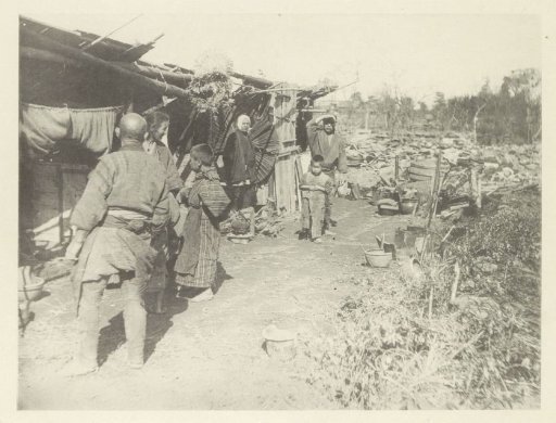 Temporary housing in Japan after an earthquake