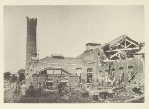 Collapsed cotton mill in Nagoya