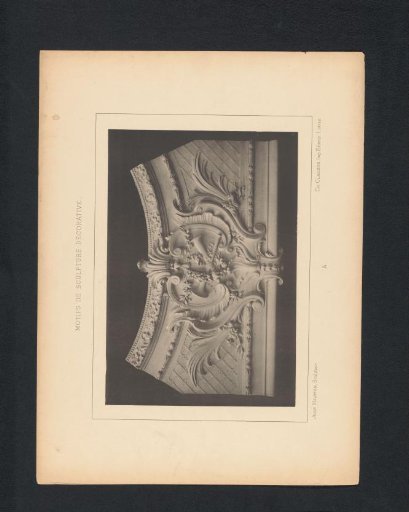 Relief with leafy vines, sculpted by Jean Herman