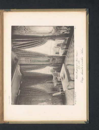 Sitting area of a bedroom on the first floor of Hotel Merghelynck in Ypres, Belgium