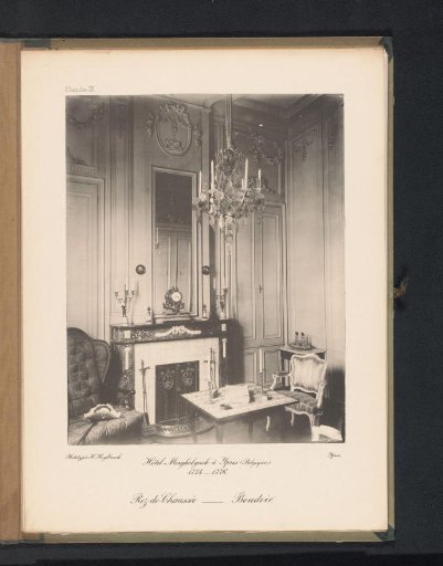 Small salon on the ground floor of Hotel Merghelynck in Ypres, Belgium