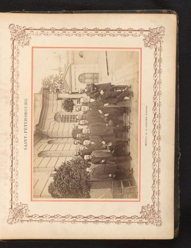 Group portrait of the French delegation at the International Penitentiary Congress of 1890 in Saint Petersburg, Russia