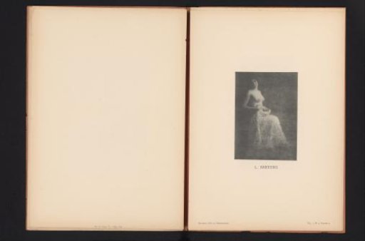 Portrait of an unknown half-naked woman