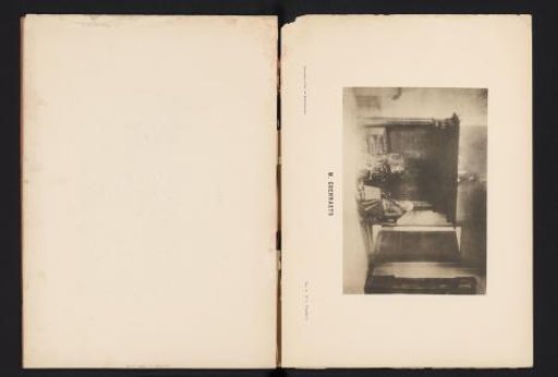 Woman sitting on a chair by a fireplace